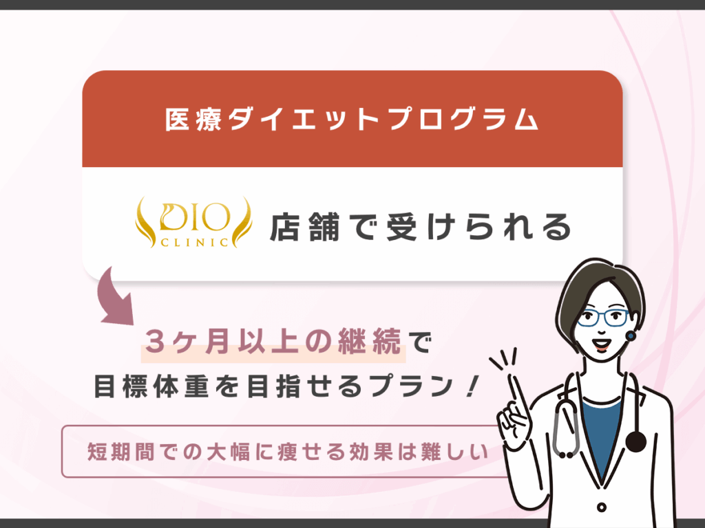 ディオクリニックの医療ダイエットプランを理解せずにチャレンジしてやばい