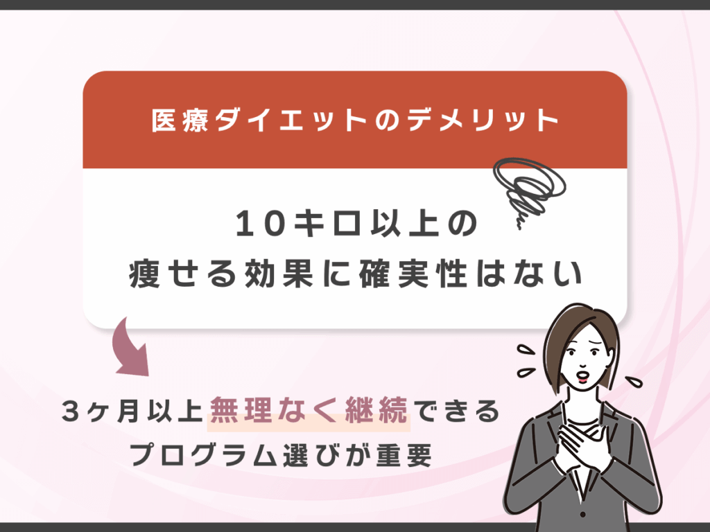 必ず10キロ以上痩せる効果があるわけではない