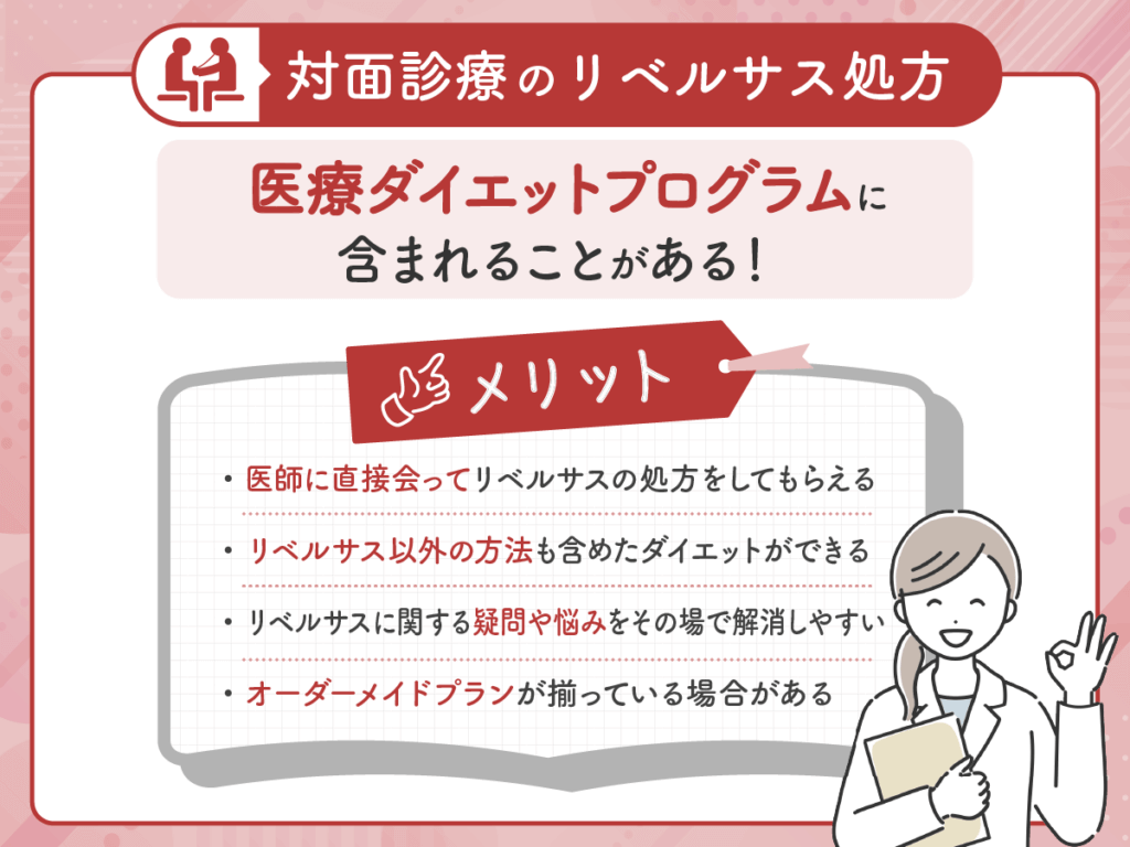 ダイエット専門クリニックだと医師に直接相談してリベルサスの処方ができる